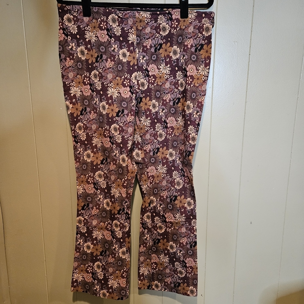 Jules & Leopold Floral Print Pants Women’s Size L